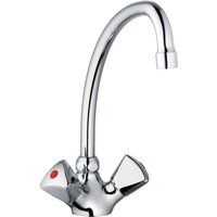 Heinrichschulte - Zweigriff Küchenbatterie classic line - mit HU-Rohrauslauf 200 mm -verchromt Heinrichschulte - Zweigriff Küchenbatterie classic line - mit HU-Rohrauslauf 200 mm -verchromt von HEINRICHSCHULTE