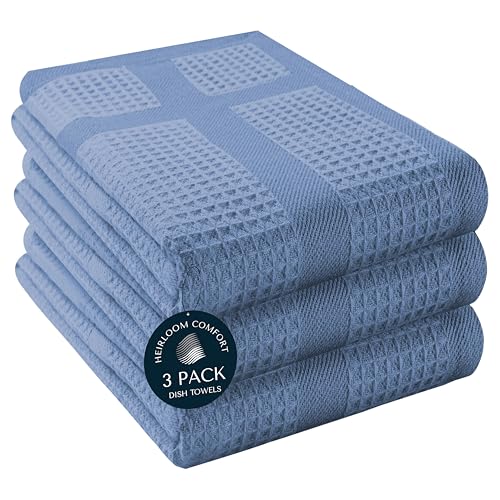 HEIRLOOM COMFORT Küchentücher, Waffelgewebe, 40 x 66 cm, 100 % Baumwolle, super saugfähig, schnell trocknend, langlebiges Geschirrtuch-Set zum Reinigen, Trocknen von Geschirr, Handtücher HEIRLOOM COMFORT Küchentücher, Waffelgewebe, 40 x 66 cm, 100 % Baumwolle, super saugfähig, schnell trocknend, langlebiges Geschirrtuch-Set zum Reinigen, Trocknen von Geschirr, Handtücher von HEIRLOOM COMFORT