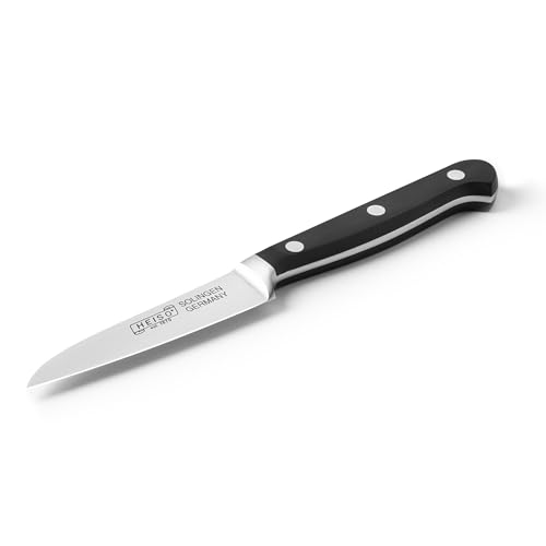 HEISO Gemüsemesser - handgeschmiedet in Solingen - rostfreie 9cm Klinge - Scharfes Messer - Made in Germany - Obstmesser mit kostenlosem Nachschleifservice von HEISO