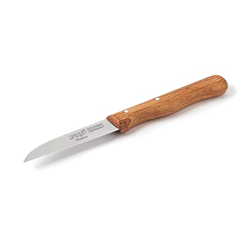 HEISO Gemüsemesser - Scharfes Messer aus rostfreiem Stahl & gerader Klinge - Schälmesser Made in Solingen - Traditionsmesser mit kostenlosem Nachschleifservice von HEISO