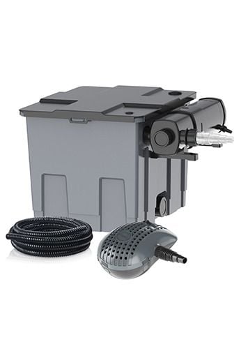 Heissner Durchlauffilter-Set FPU 16000 mit UVC-Klärer Teiche bis 16.000 l Heissner Durchlauffilter-Set FPU 16000 mit UVC-Klärer Teiche bis 16.000 l von HEISSNER