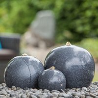 Gartenbrunnen Saphira led schwarz - Heissner von HEISSNER