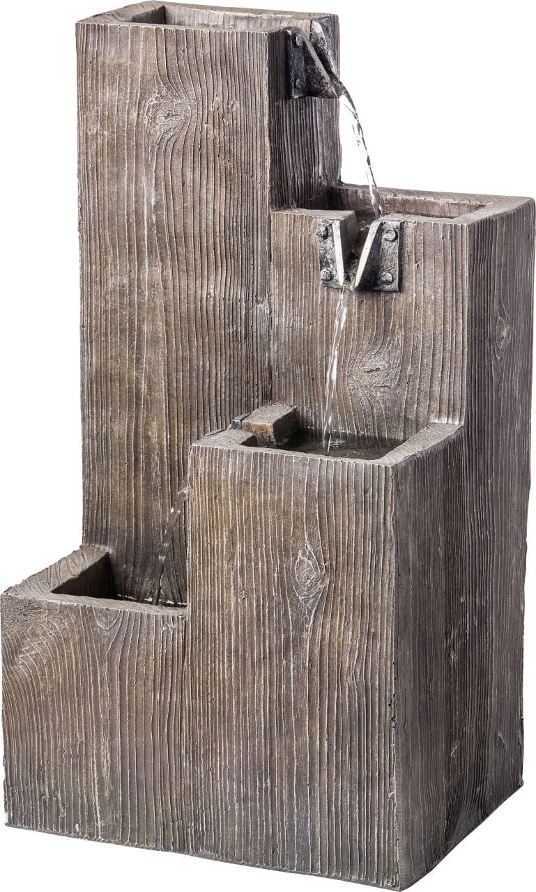 Heissner Stufenbrunnen 26 x 21 x 49 cm, holzfarben von HEISSNER