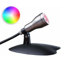 L433-00 led Smart Light rgb Spot mit 3 Watt, silber - Heissner von HEISSNER