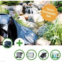 Teich Set "oder" - Grosser Folienteich - Teichfolie 48 Qm Mit Vlies, Mehrkammerfilter Set Und Smart Plug Teich Set "oder" - Grosser Folienteich - Teichfolie 48 Qm Mit Vlies, Mehrkammerfilter Set Und Smart Plug von HEISSNER