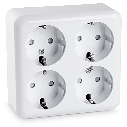 HEITECH Wandsteckdose Innen 250VAC 16A IP20 Schuko Steckdose Innen von HEITECH Promotion GmbH
