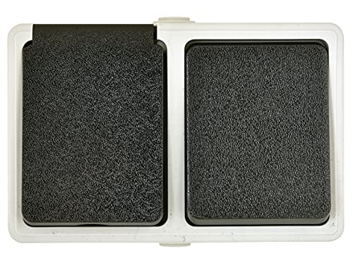 HEITECH Wechselschalter/Steckdosen Kombination AP mit Klapp deckel(horizont.) IP 44,VDE CE von HEITECH Promotion GmbH