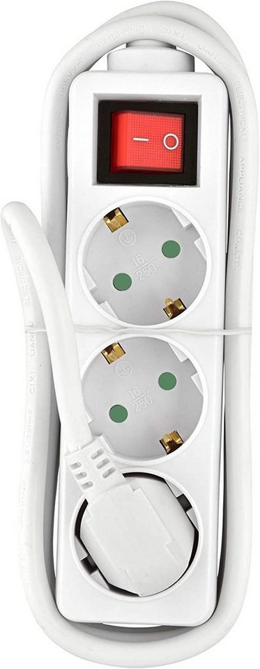 HEITECH 3-fach Tischsteckdose mit Schalter Steckdosenleiste An/aus Schalter Steckdosenleiste HEITECH 3-fach Tischsteckdose mit Schalter Steckdosenleiste An/aus Schalter Steckdosenleiste von HEITECH