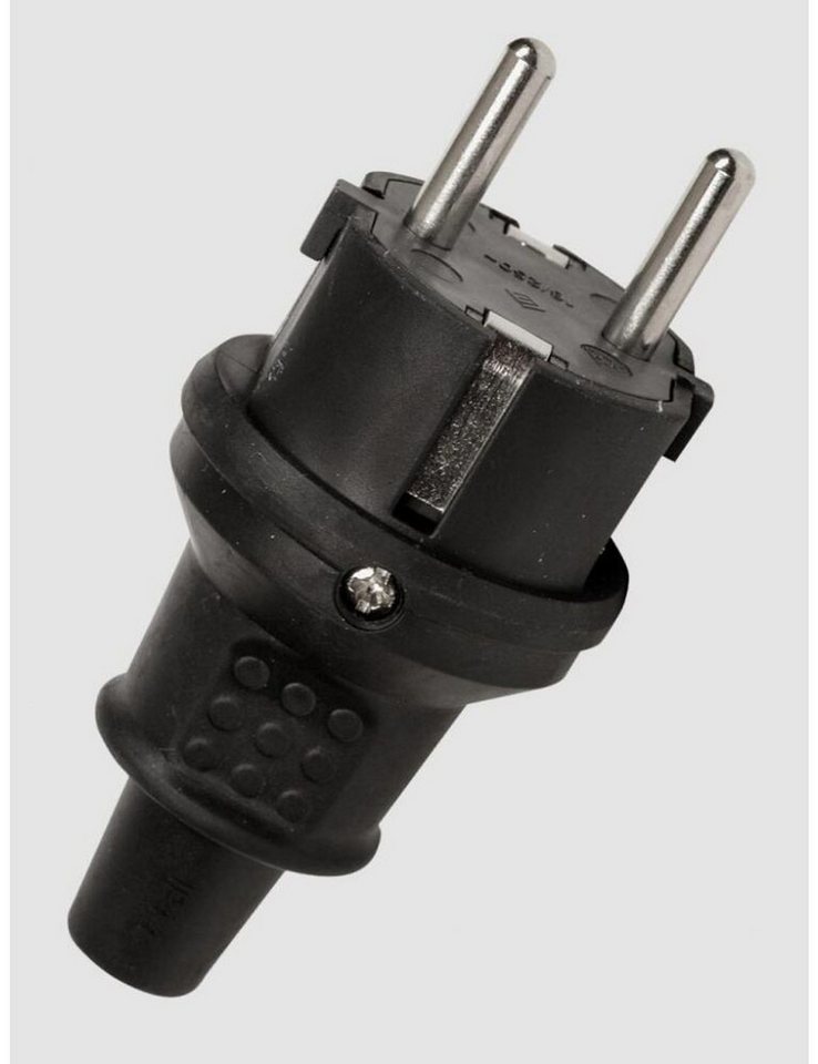 HEITECH Schuko-Stecker 10x HEITECH Schutzkontakt Zwischenstecker Schwarz IP20 Gummi Schuko HEITECH Schuko-Stecker 10x HEITECH Schutzkontakt Zwischenstecker Schwarz IP20 Gummi Schuko von HEITECH