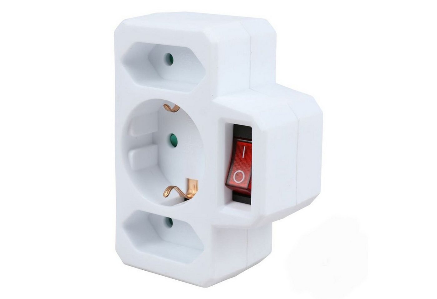 BURI Steckdosen Adapter 3-fach Mehrfachstecker Mehrfachsteckdose Verteiler Mehrfachsteckdose BURI Steckdosen Adapter 3-fach Mehrfachstecker Mehrfachsteckdose Verteiler Mehrfachsteckdose von BURI