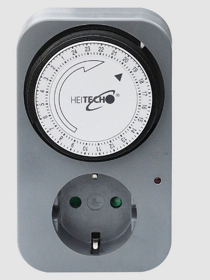 HEITECH Zeitschaltuhr mechanisch mit Kindersicherung - bis max. 16A & 3500W von HEITECH
