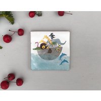 Fliese Arche Noah, 10 X cm Fliese Arche Noah, 10 X cm von HEITERundFROH