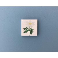 Fliesenbild/Magnet Buschwindröschen, 5 X cm von HEITERundFROH