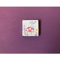 Fliesenbild/Magnet Maus Mit Wiese, 5 X cm von HEITERundFROH