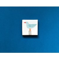 Fliesenbild/Magnet Möwe, 5 X cm von HEITERundFROH