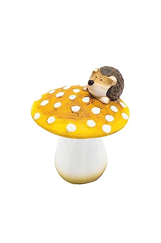 HEITMANN DECO Fliegenpilz mit Igel gelb 18cm HEITMANN DECO Fliegenpilz mit Igel gelb 18cm von HEITMANN DECO