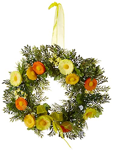 HEITMANN DECO Frühlings-Kranz - Türkranz mit Blumen, Dekoration für Frühling und Ostern - Kunststoff von HEITMANN DECO