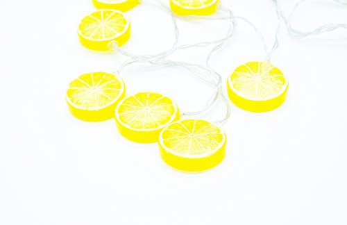 HEITMANN DECO - LED Lichterkette - Zitronen - gelb - ca. 100 cm, 10 tlg. von HEITMANN DECO