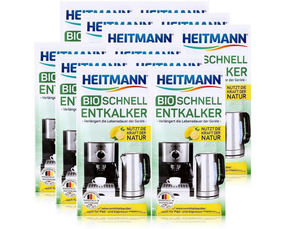 HEITMANN Heitmann Bio Schnell-Entkalker 2x25g - Natürlicher Universalentkalker Entkalker von HEITMANN