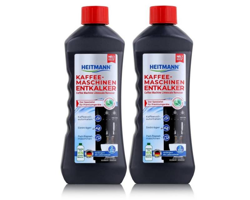 HEITMANN Heitmann Kaffeemaschinen Entkalker 250ml - Entkalken, Entkalkung (2er Entkalker von HEITMANN