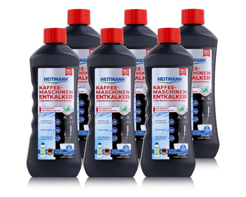 HEITMANN Heitmann Kaffeemaschinen Entkalker 250ml - Entkalken, Entkalkung (6er Entkalker von HEITMANN
