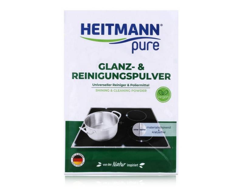 HEITMANN Heitmann pure Glanz- & Reinigungspulver 30g universeller Reiniger (1er Küchenreiniger von HEITMANN