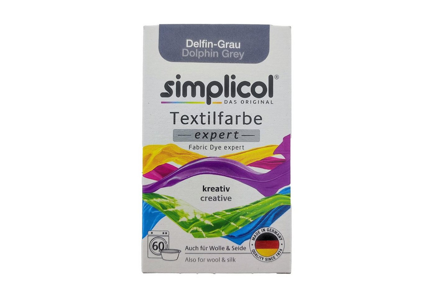 HEITMANN Textilfarbe Simplicol Textilfarbe Expert Delfin-Grau 150g, Farberneuerung Farbauffrischung Batik Textilfärbemittel HEITMANN Textilfarbe Simplicol Textilfarbe Expert Delfin-Grau 150g, Farberneuerung Farbauffrischung Batik Textilfärbemittel von HEITMANN