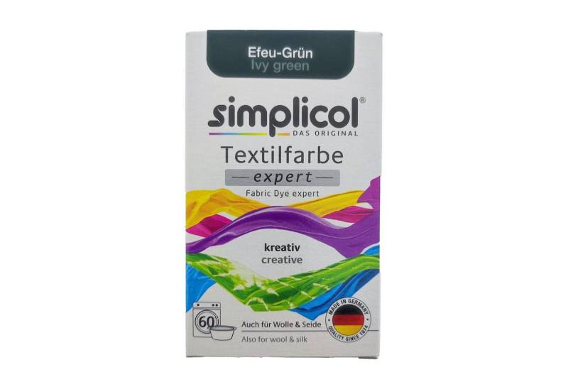 HEITMANN Textilfarbe Simplicol Textilfarbe Expert Efeu-Grün 150g, Farberneuerung Farbauffrischung Batik Textilfärbemittel HEITMANN Textilfarbe Simplicol Textilfarbe Expert Efeu-Grün 150g, Farberneuerung Farbauffrischung Batik Textilfärbemittel von HEITMANN