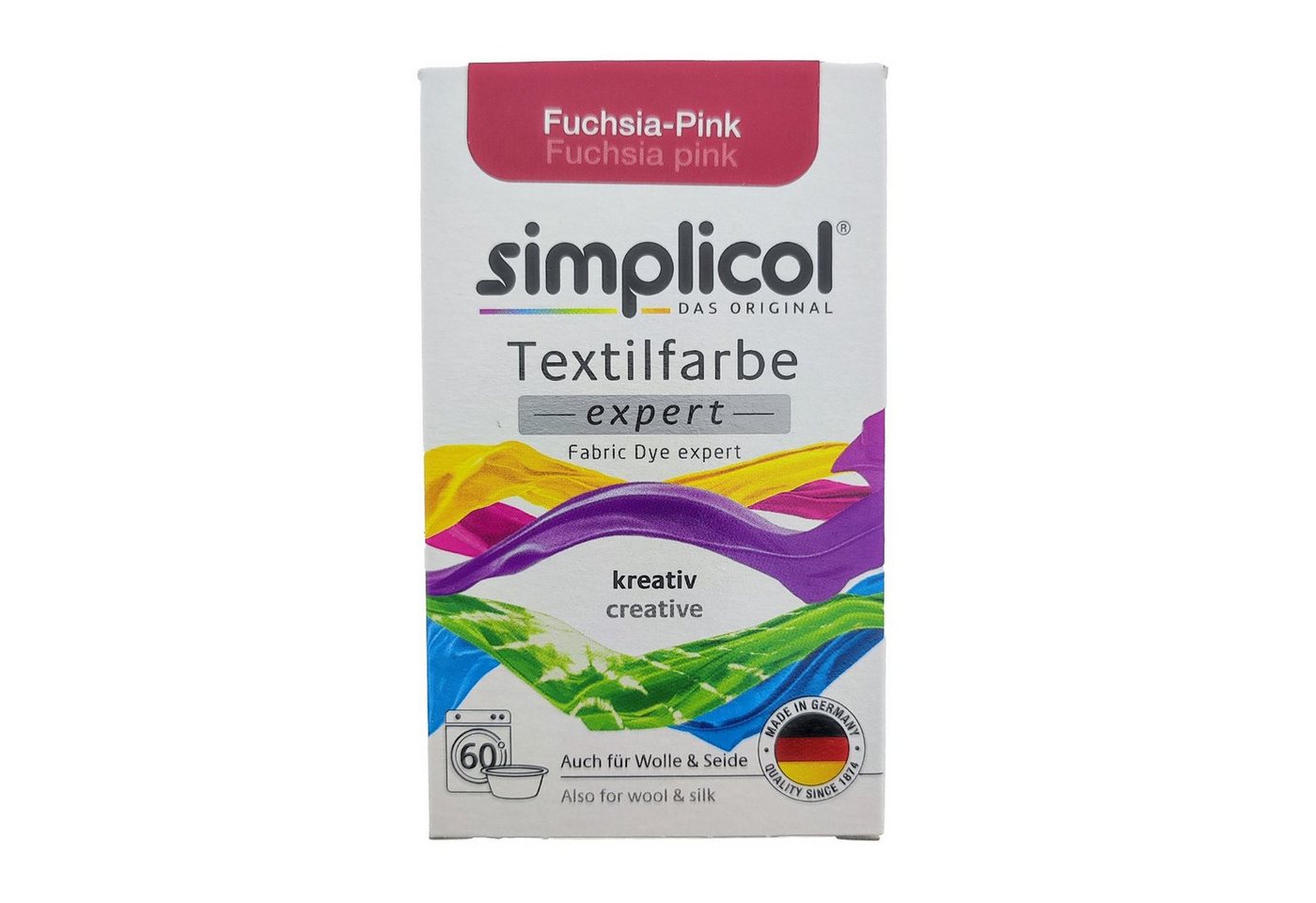 HEITMANN Textilfarbe Simplicol Textilfarbe Expert Fuchsia-Pink 150g, Farberneuerung Farbauffrischung Batik Textilfärbemittel HEITMANN Textilfarbe Simplicol Textilfarbe Expert Fuchsia-Pink 150g, Farberneuerung Farbauffrischung Batik Textilfärbemittel von HEITMANN