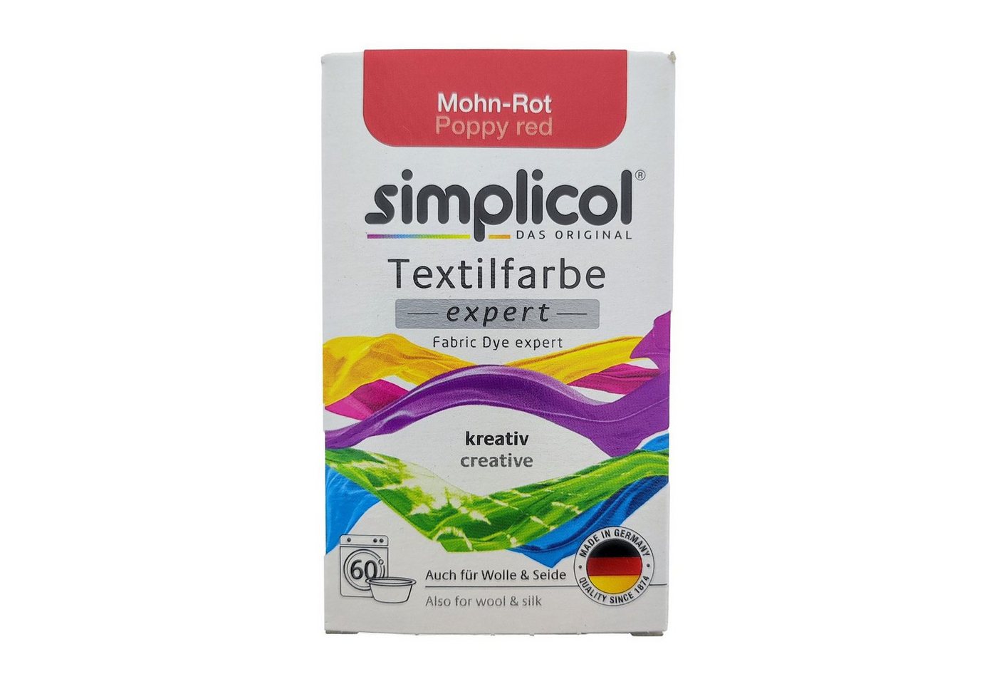 HEITMANN Textilfarbe Simplicol Textilfarbe Expert Mohn-Rot 150g, Farberneuerung Farbauffrischung Batik Textilfärbemittel HEITMANN Textilfarbe Simplicol Textilfarbe Expert Mohn-Rot 150g, Farberneuerung Farbauffrischung Batik Textilfärbemittel von HEITMANN