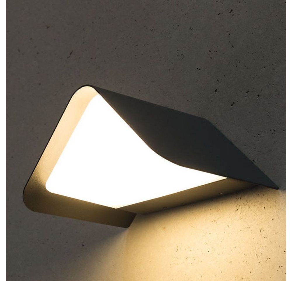 HEITRONIC Außen-Wandleuchte LED Wandleuchte Java 11.5W 3000K 630lm IP54, LED HEITRONIC Außen-Wandleuchte LED Wandleuchte Java 11.5W 3000K 630lm IP54, LED von HEITRONIC