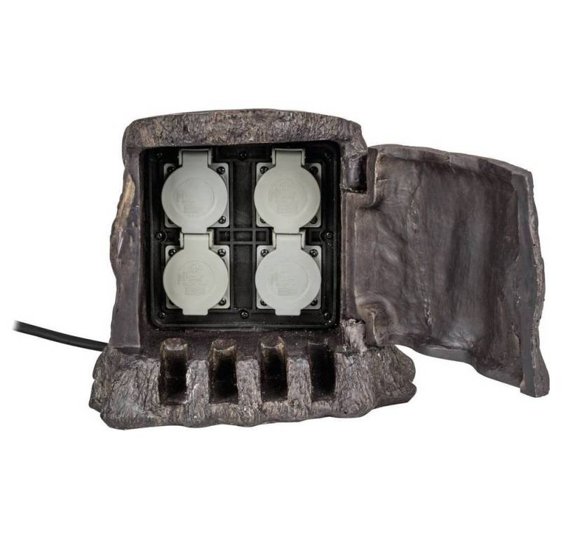 HEITRONIC Gartensteckdose 4fach Baumstumpf 37500 HEITRONIC Gartensteckdose 4fach Baumstumpf 37500 von HEITRONIC