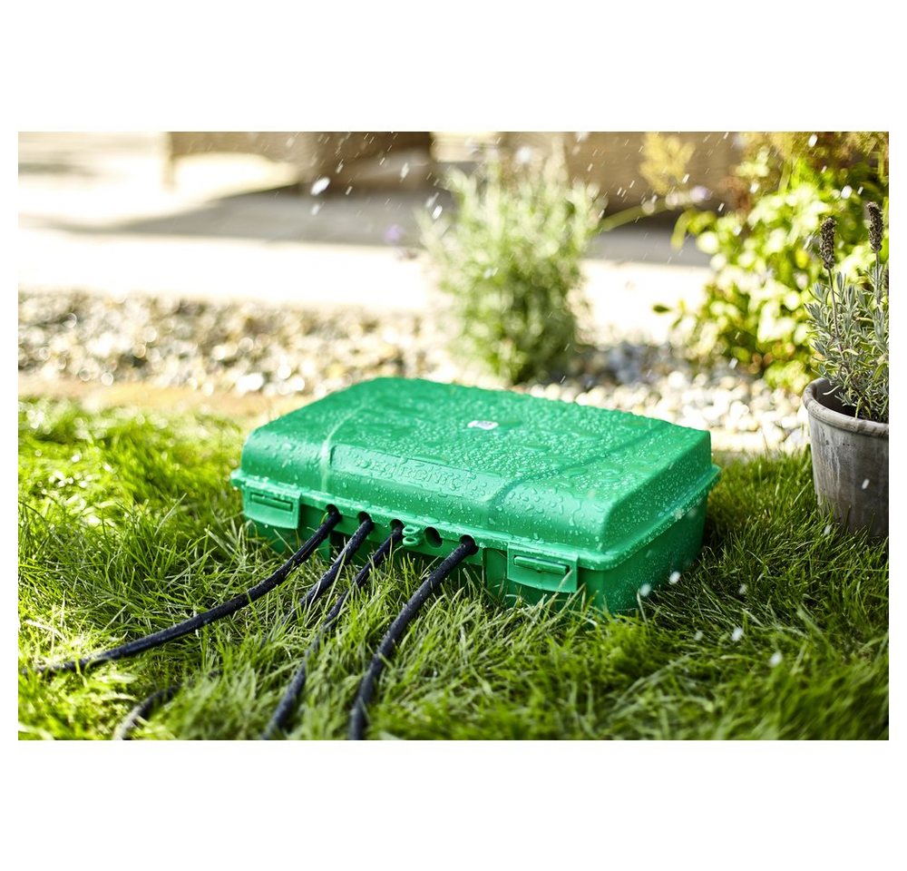 HEITRONIC Gartensteckdose Heitronic 21046 Verteilerbox Grün, 21046 HEITRONIC Gartensteckdose Heitronic 21046 Verteilerbox Grün, 21046 von HEITRONIC