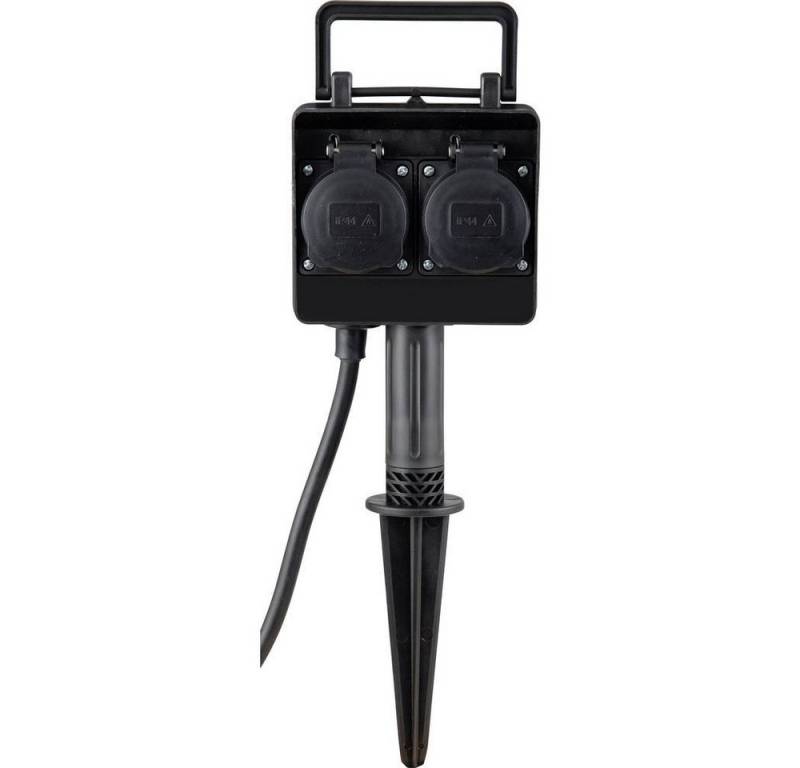 HEITRONIC Gartensteckdose Steckdosen-Verteiler von HEITRONIC