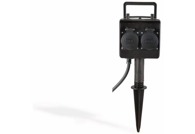 HEITRONIC Gartensteckdose HEITRONIC Gartensteckdose 35465, 2-fach, Timer von HEITRONIC