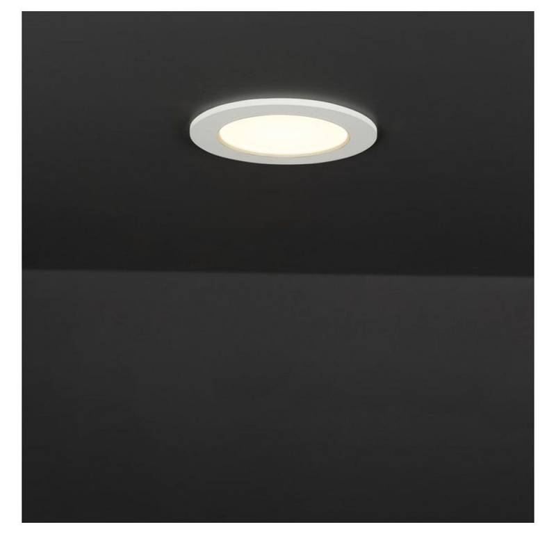 HEITRONIC LED Panel LED Panel Kallisi in Weiß aus Metall 6W 3000K 420lm 115mm, LED HEITRONIC LED Panel LED Panel Kallisi in Weiß aus Metall 6W 3000K 420lm 115mm, LED von HEITRONIC