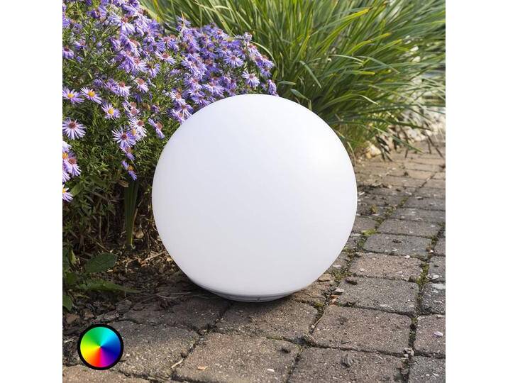 Heitronic Schwimmfähige Solar-LED-Leuchtkugel Globo, weiß / opal, Kunststoff Heitronic Schwimmfähige Solar-LED-Leuchtkugel Globo, weiß / opal, Kunststoff von HEITRONIC