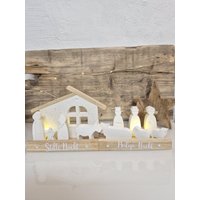 Krippe Steinoptik 11 Tlg Mit Licht von HEJGESCHENKE