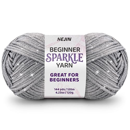 120 g Silber-Anfängergarn 120 g Silber-Anfängergarn von HEJIN