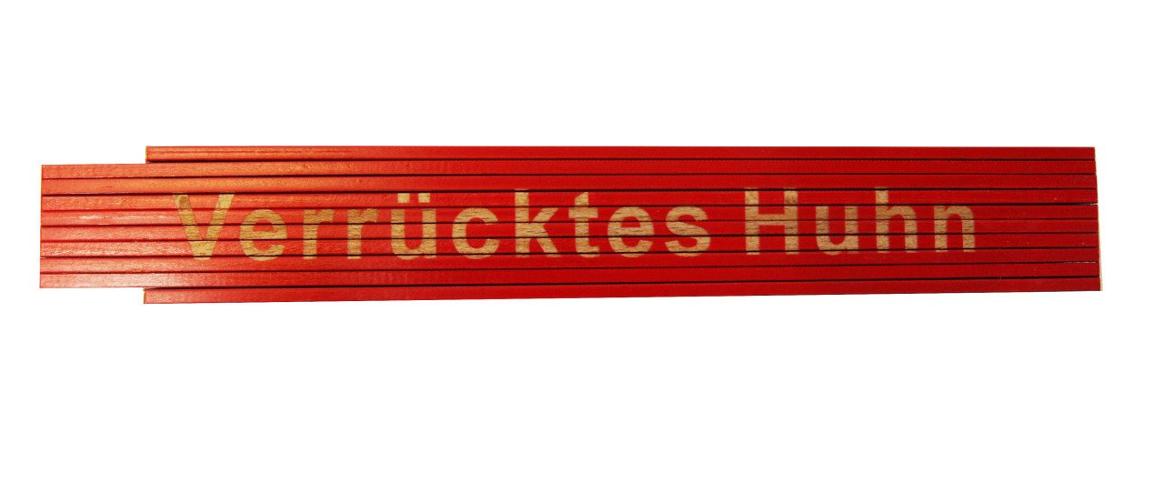 HEKA Zollstock Zollstock Verrücktes Huhn 2 m rot HEKA Zollstock Zollstock Verrücktes Huhn 2 m rot von HEKA