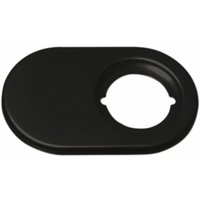 Anschlagplatte mit Gummiring für Glastürschlösser, Zamak schwarz - Hekna Anschlagplatte mit Gummiring für Glastürschlösser, Zamak schwarz - Hekna von HEKNA