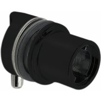 Hekna Glastürschloss Zylinderschloss für 6mm Glasstärke, Zamak schwarz Hekna Glastürschloss Zylinderschloss für 6mm Glasstärke, Zamak schwarz von HEKNA