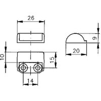 Schließwinkel 534 f, Zamak vernickelt - Hekna Schließwinkel 534 f, Zamak vernickelt - Hekna von HEKNA