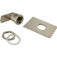 Zylinder Hebelschloss (Möbelschloss) Typ 544 oben, Zamak vernickelt - Hekna von HEKNA