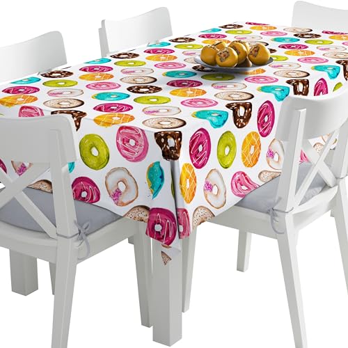 HEKO PANELS Tischdecke 140 x 110 cm Abwaschbar Tischtuch Gartentischdecke Fleckschutz Wasserabweisend Tafeldecke Donuts HEKO PANELS Tischdecke 140 x 110 cm Abwaschbar Tischtuch Gartentischdecke Fleckschutz Wasserabweisend Tafeldecke Donuts von HEKO PANELS