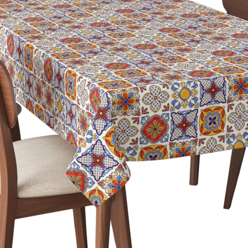 HEKO PANELS Tischdecke 140 x 110 cm Abwaschbar Tischtuch Gartentischdecke Fleckschutz Wasserabweisend Tafeldecke Spanische Majolika HEKO PANELS Tischdecke 140 x 110 cm Abwaschbar Tischtuch Gartentischdecke Fleckschutz Wasserabweisend Tafeldecke Spanische Majolika von HEKO PANELS