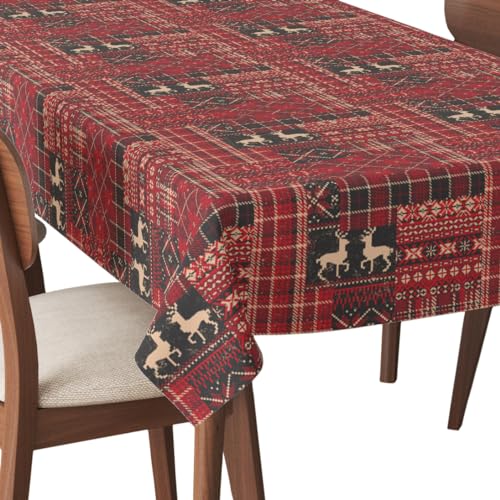 HEKO PANELS Tischdecke Wasserabweisend Abwaschbar 140 x 220 cm Tischtuch Outdoor Gartentischdecke Fleckschutz Tafeldecke Weihnachten Weihnachtsmuster HEKO PANELS Tischdecke Wasserabweisend Abwaschbar 140 x 220 cm Tischtuch Outdoor Gartentischdecke Fleckschutz Tafeldecke Weihnachten Weihnachtsmuster von HEKO PANELS