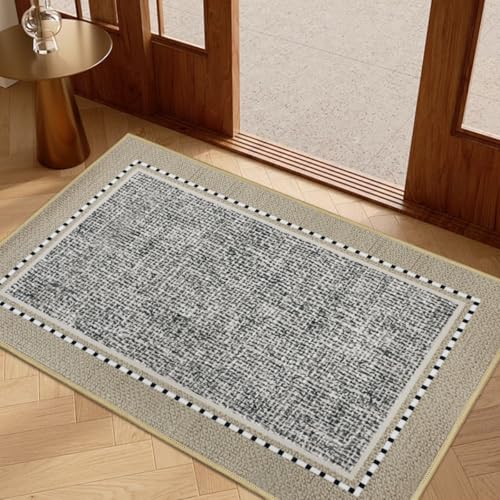 HEKOBAG Fußmatte Innen Schmutzfangmatte Sauberlaufmatte 50x80cm Türmatte Eingangstürmatte Innenbereich rutschfeste Fußabtreter Türvorleger Innen Eingangsteppich für Flur Eingang Haustür Hund von HEKOBAG