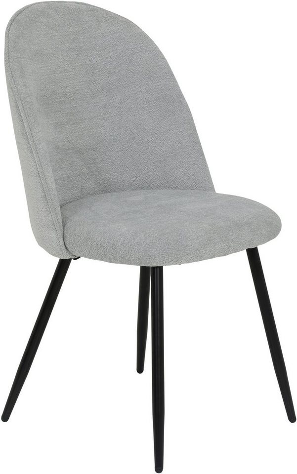 HELA 4-Fußstuhl GISELA (Set, 4 St), Bezug Teddyoptik von HELA