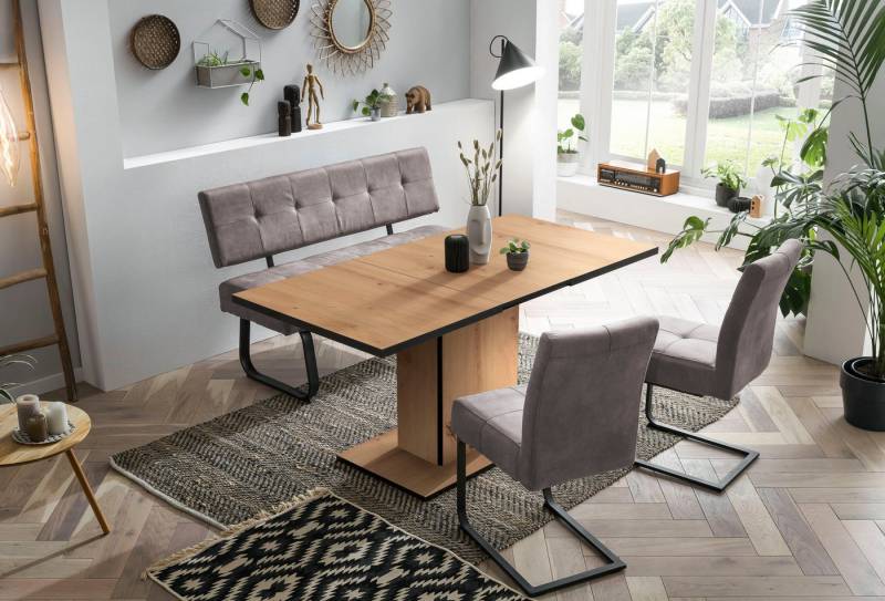HELA Essgruppe Luise I G (Bank, Stühle, Tisch), (Set, 4-tlg), Komfortsitz mit Federkern, Topseller Tischgruppe, Esszimmer von HELA
